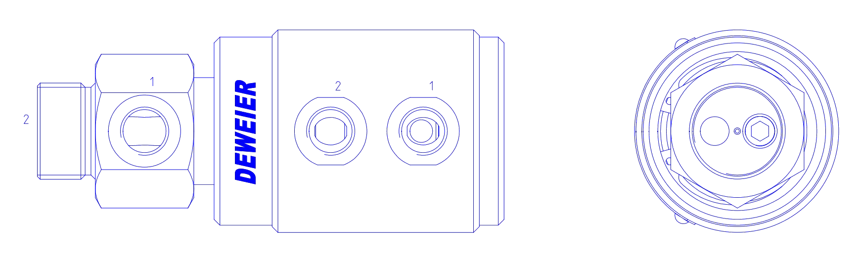 DRL02系列液壓雙迴路旋轉接頭